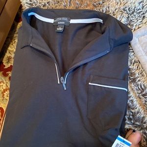 Alfani quarter zip NWT black and gray